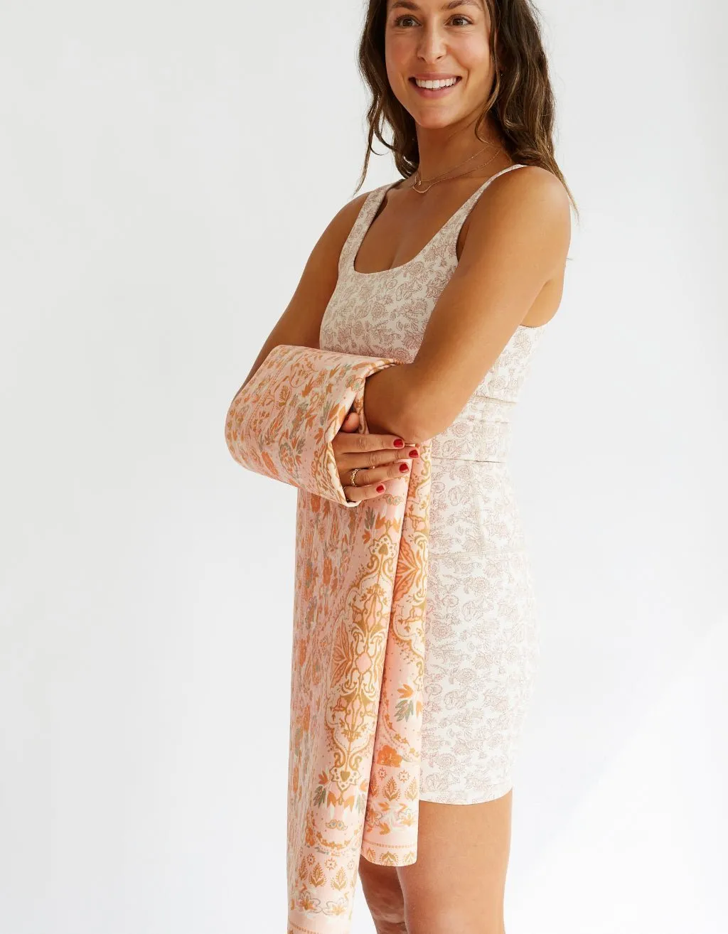 1 mm Travel Yoga Mat - Salty Peach