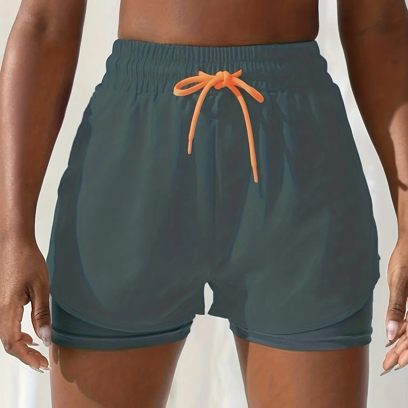 2 In 1 Quick Dry Women's Sport Shorts