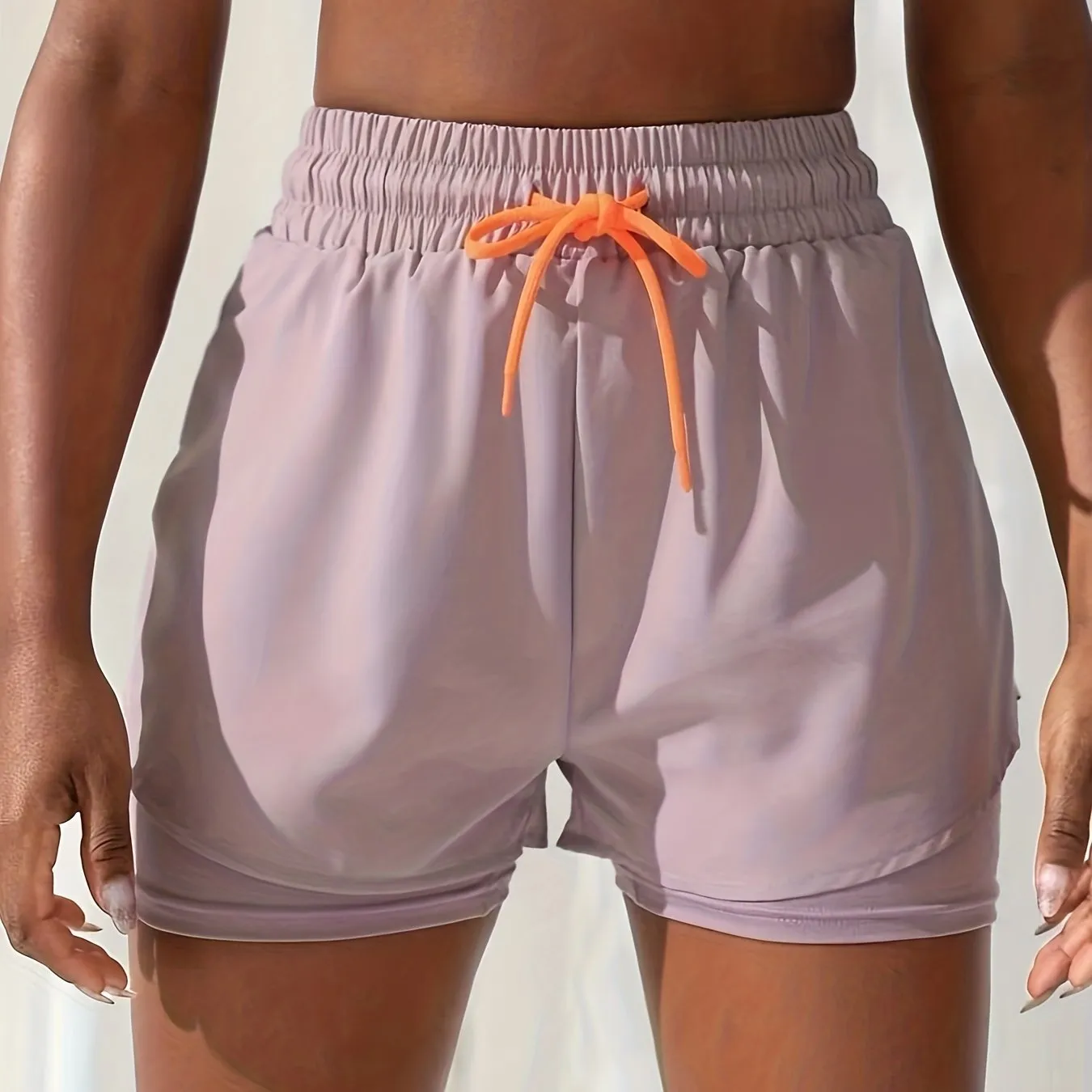 2 In 1 Quick Dry Women's Sport Shorts