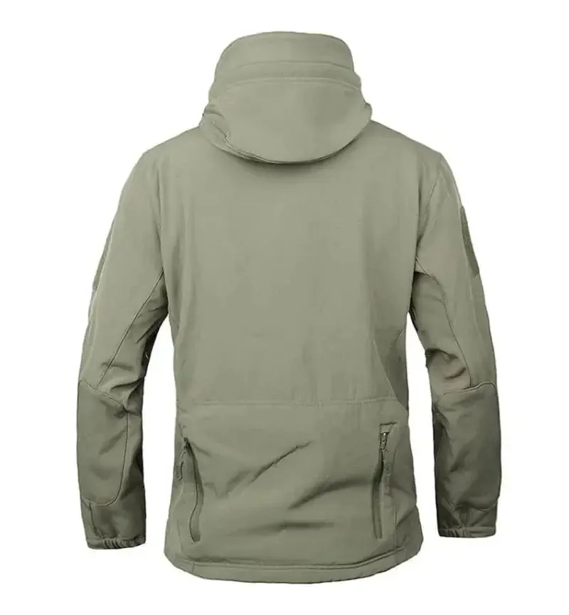 2025 fishing Shark Skin Soft Shell Jackets Men Tactical Windproof