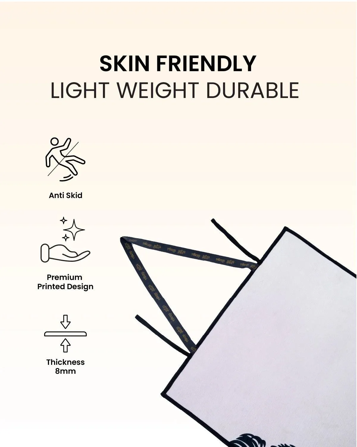 8mm Breathe Blue Yoga Mat Online | Grhamoy