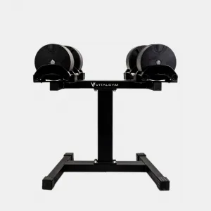 Adjustable Dumbbells (Pair) & Rack Combo