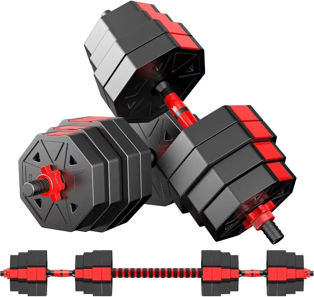 Adjustable Weights Dumbbells Set, 20/30/40/60/80lbs Non-Rolling