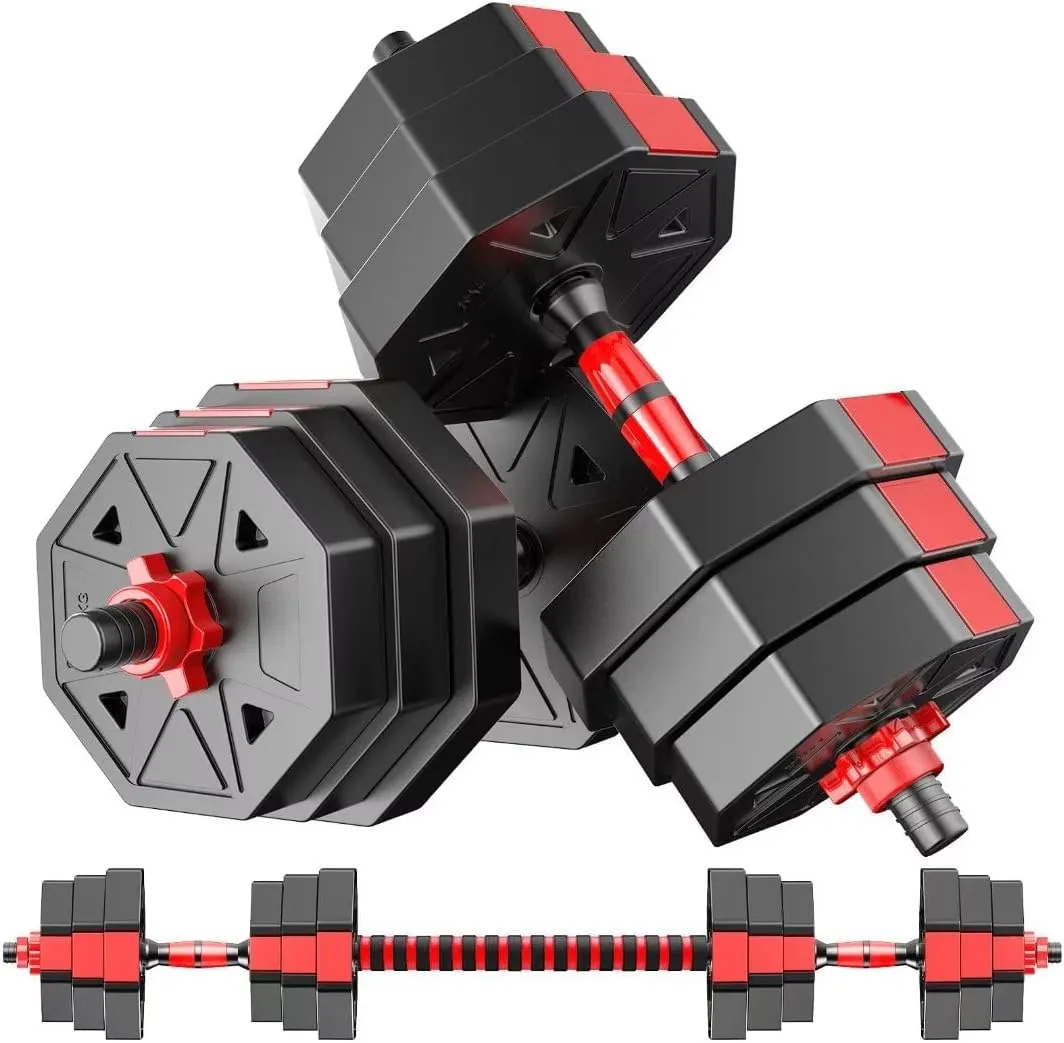 Adjustable Weights Dumbbells Set, 20/30/40/60/80lbs Non-Rolling