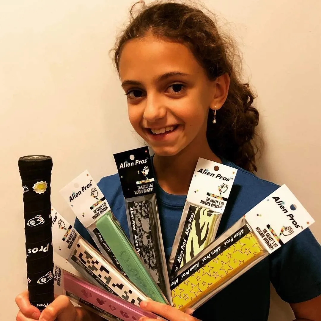 ALIEN PROS Tennis Racket Grip Tape ??Tac Moisture Feel Tennis Grip ??Tennis Overgrip Grip Tape Tennis Racket ??Wrap Your Racquet for High Performance