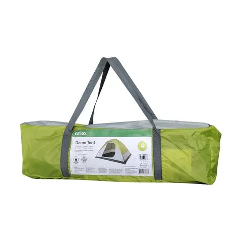 Anko 4 Person Dome Camping Tent with 3 ventilation points