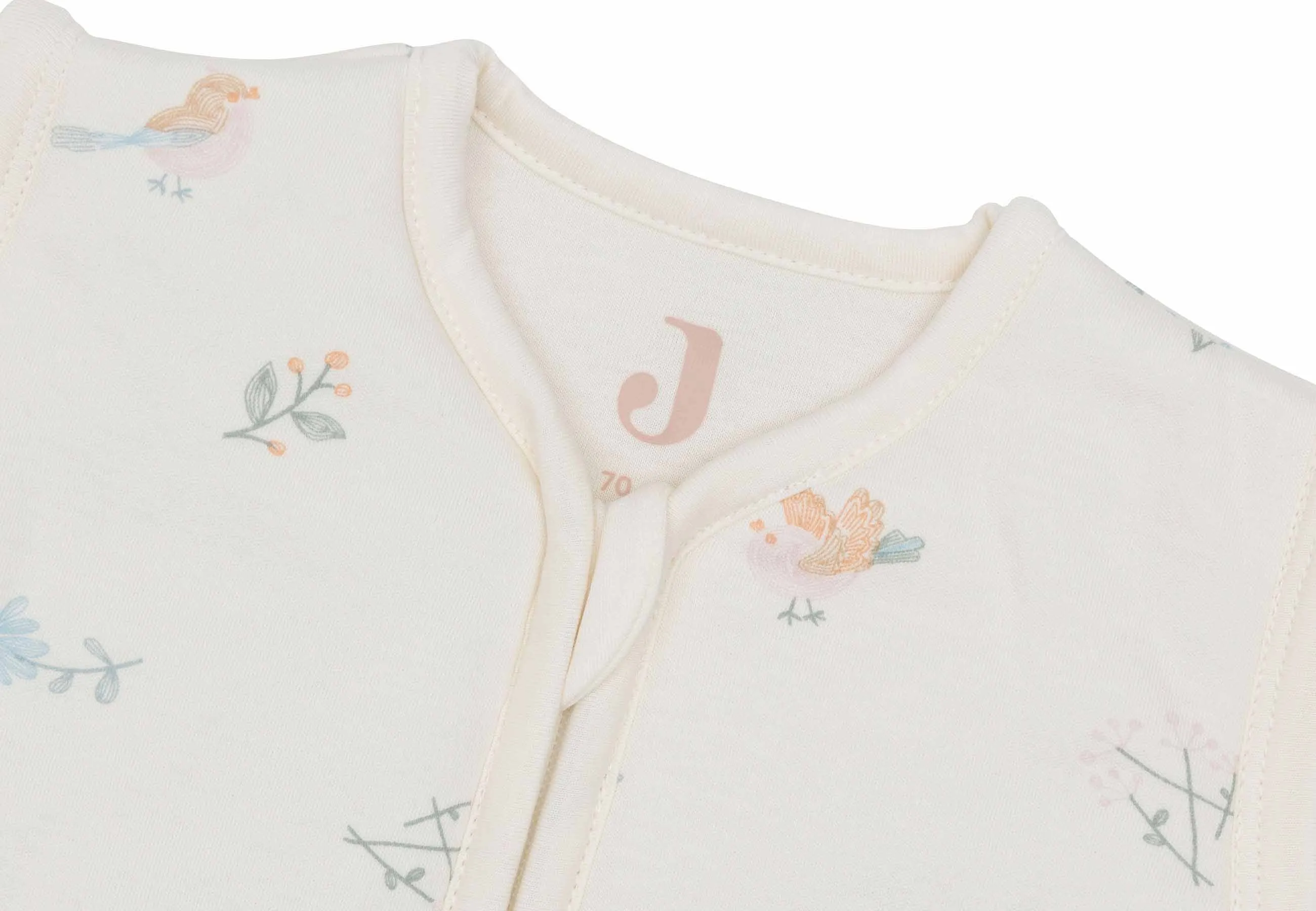 Baby Sleeping Bag with Removable Sleeves 70cm - Lovely Birds