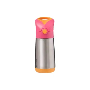 B.Box Insulated Straw Sipper - Strawberry Shake Pink Orange