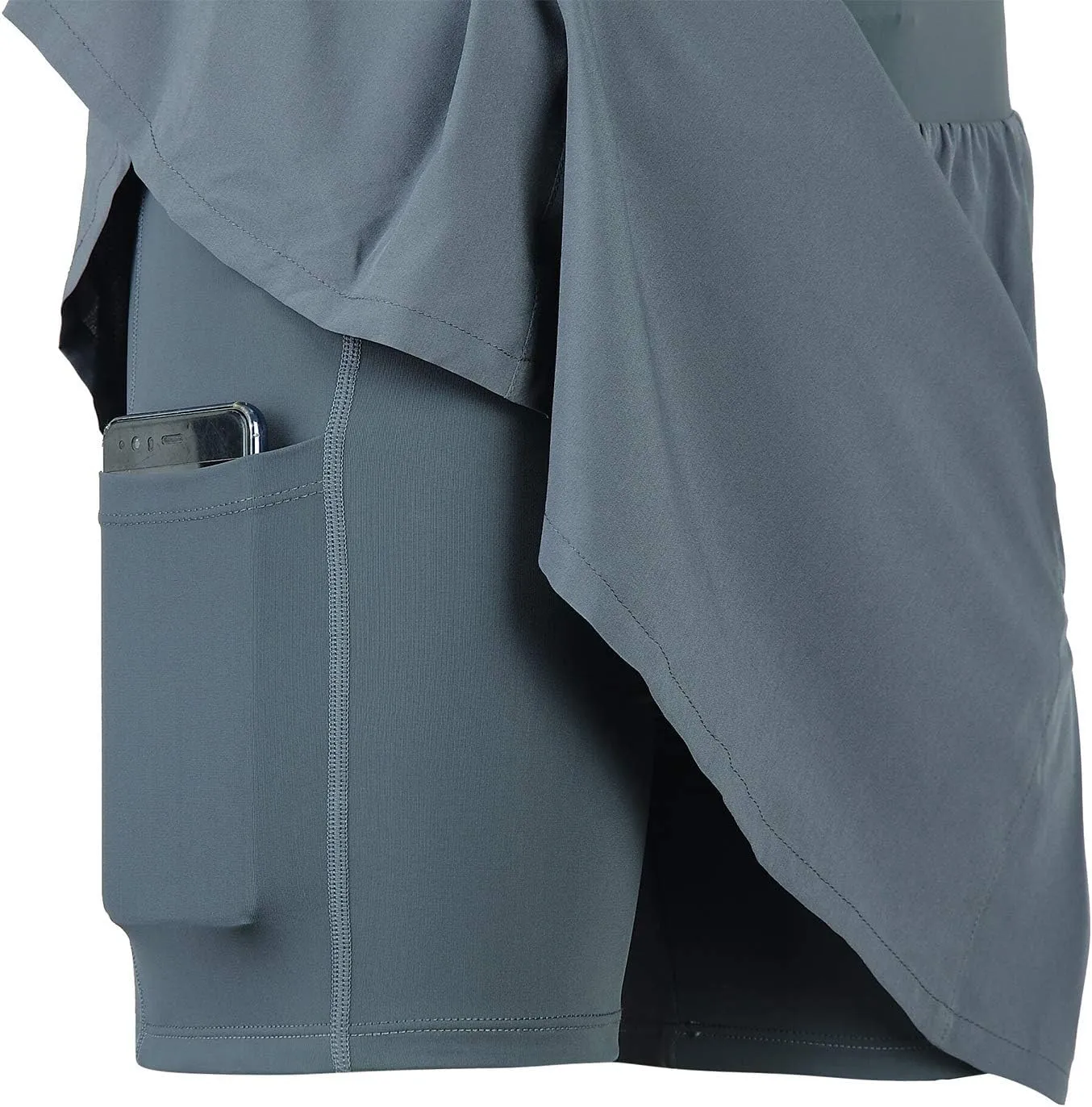 beroy Women Quick Dry and Breathable Cycling Skirt Shorts,Bike Skorts Pantskirt with 3D Padded