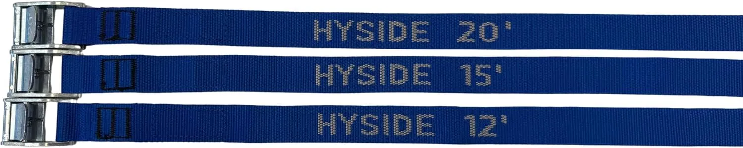 Cam Straps - 12 Foot Long - 1 Inch Webbing - Holds up to 1500 lbs - Easily Secure & Fasten - Lightweight Strap - Ideal for Kayak, Camping, and Backpacking Gear Securement