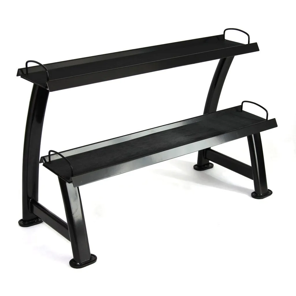 Cast Iron Kettlebell Set 56kg with Storage Rack