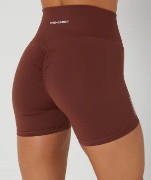 Core Scrunch Shorts Chocolate