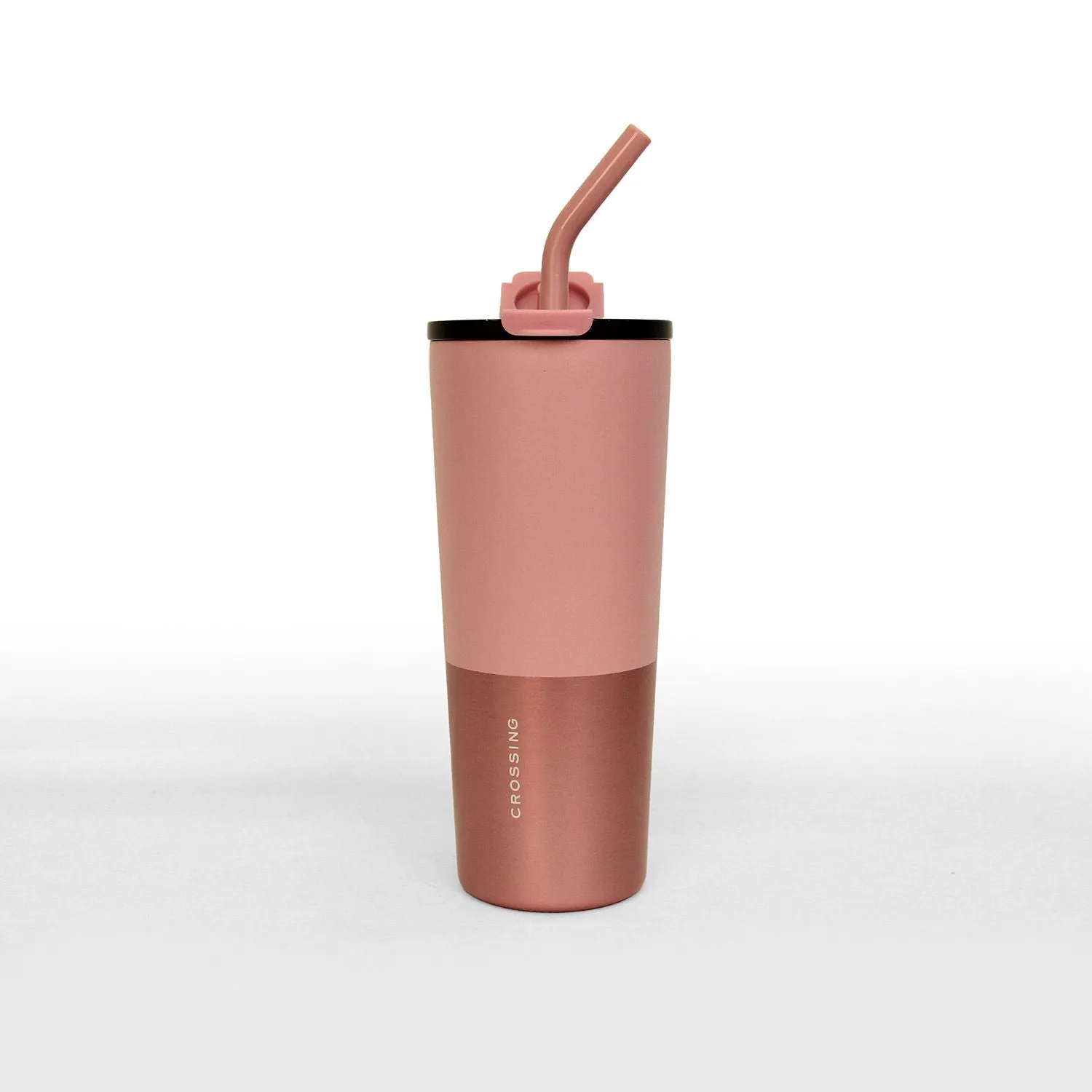 Crossing Volt Insulated Stainless Steel Straw Tumbler 710ML