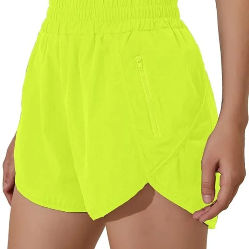 Elastic Band Running Shorts – Quick-Dry with Secure Pocket