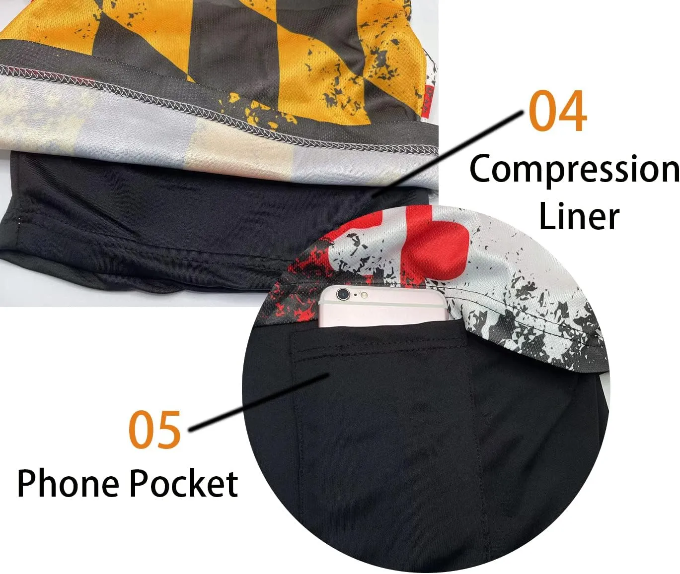 feelacle Mens Swim Trunks 9 Inch Inseam Board Shorts Beach Swimwear Bathing Suit with Compression Liner and Pockets
