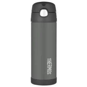 Funtainer Vacuum Insulated Drink Bottle Charcoal 470ml