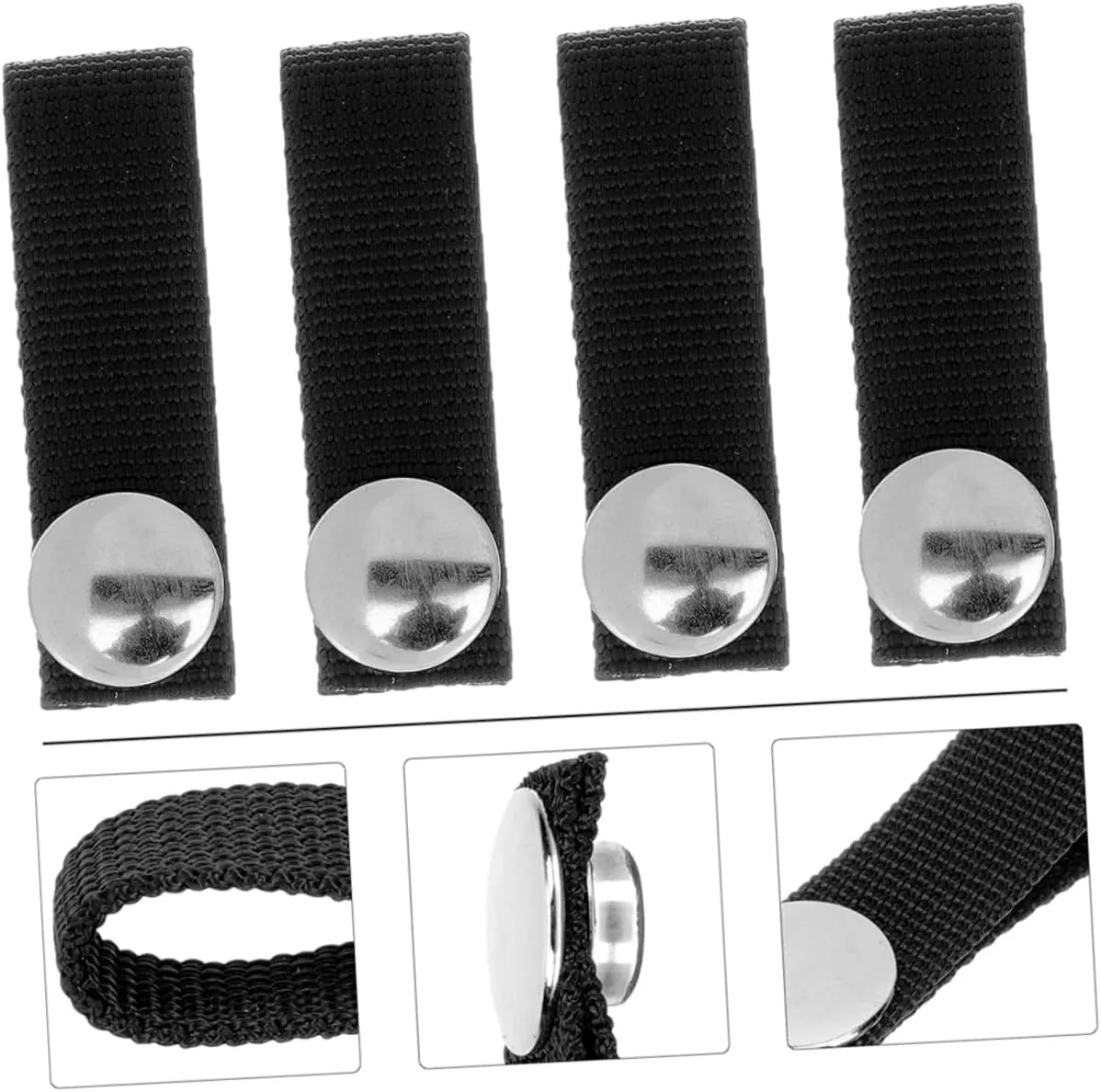 Gatuida Hockey Helmet Chin Strap 3 Pairs Detachable Chin Straps for Sports Helmets Aluminum Polyester Secure Fit