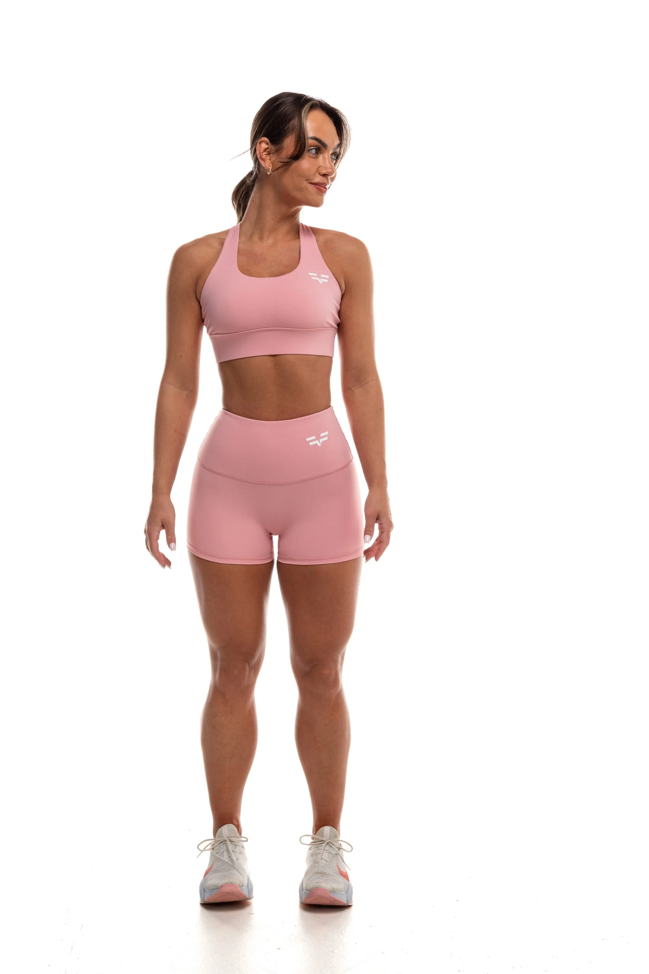GymFreak Women's Vision Shorts - 2 inch Pink