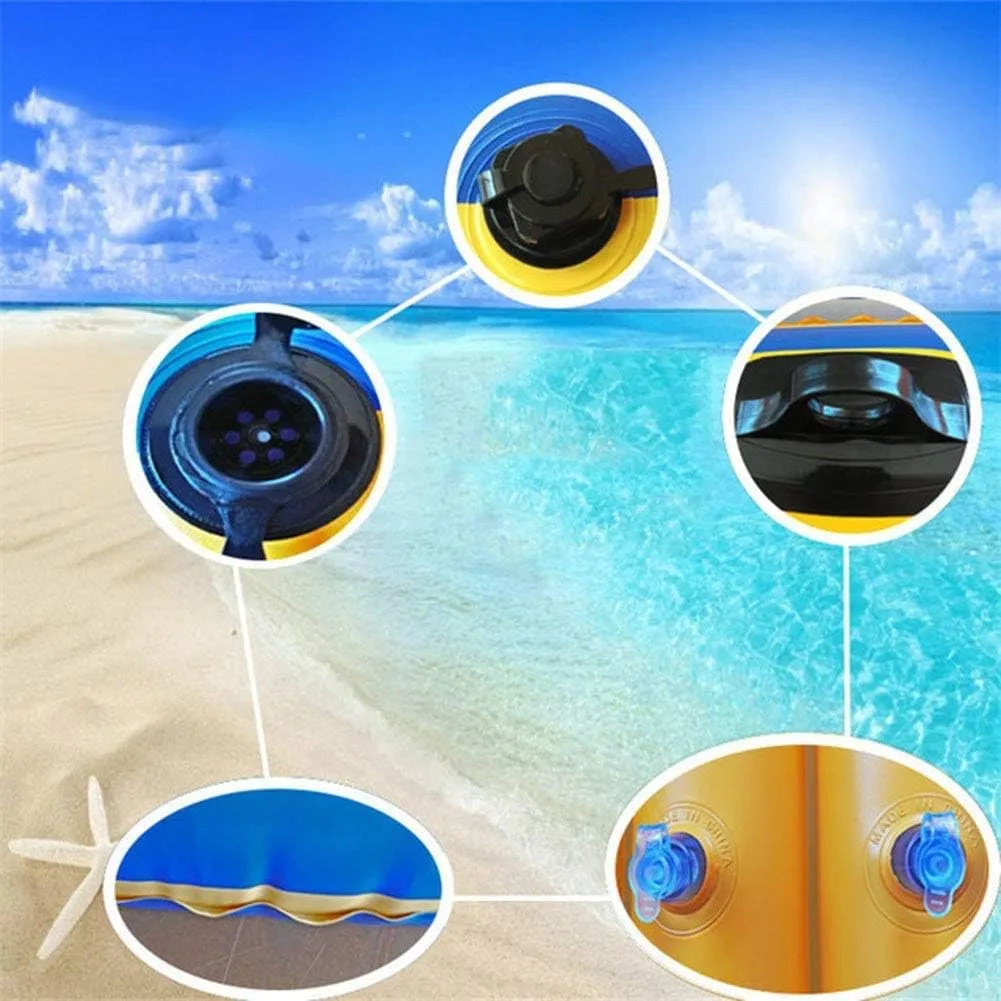 Inflatable Boat, Dinghy Rowing Inflatable Canoe, 2 Person Kayak with Inflatable Foot Pump for Water Sports, Pool Fishing,Blue