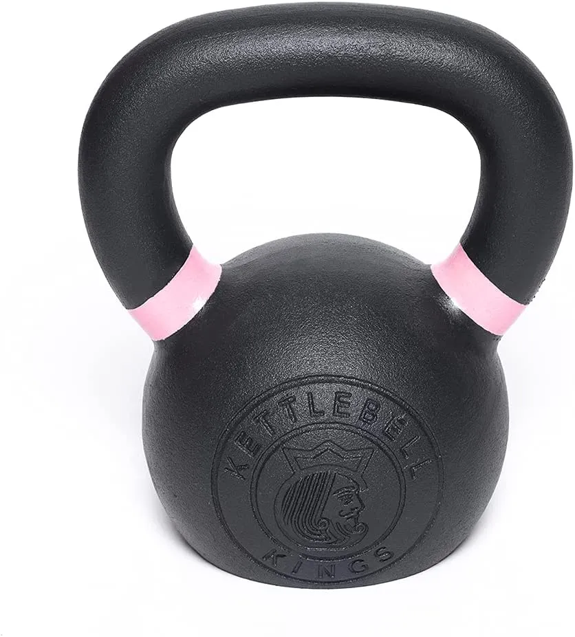 Kettlebell Kings | Kettlebell Weights | Powder Coat Kettlebell Weights For Women & Men | Powder Coating for Durability, Rust Resistance & Longevity | Lifetime Warranty | Weighted in Kilograms