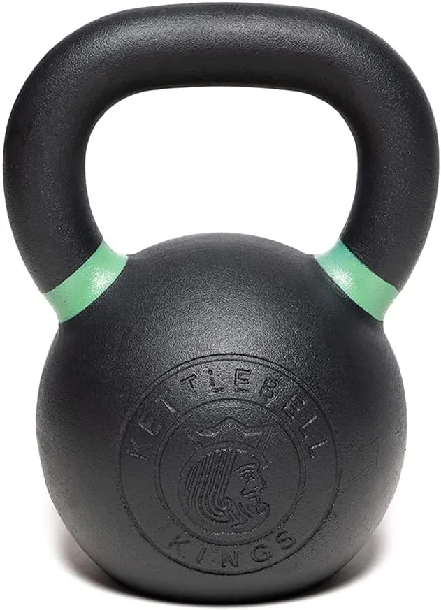 Kettlebell Kings | Kettlebell Weights | Powder Coat Kettlebell Weights For Women & Men | Powder Coating for Durability, Rust Resistance & Longevity | Lifetime Warranty | Weighted in Kilograms