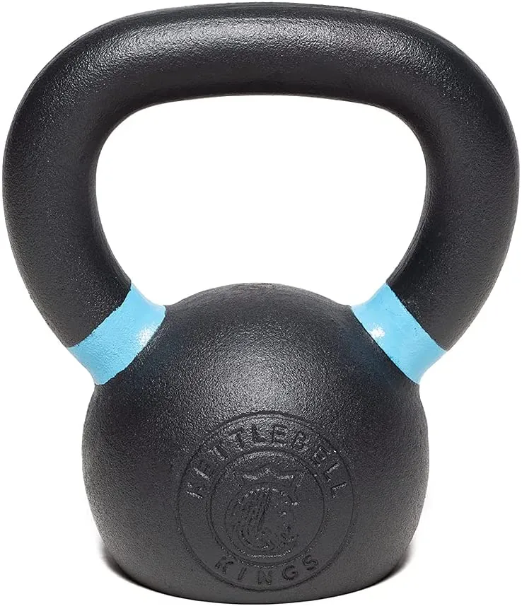 Kettlebell Kings | Kettlebell Weights | Powder Coat Kettlebell Weights For Women & Men | Powder Coating for Durability, Rust Resistance & Longevity | Lifetime Warranty | Weighted in Kilograms