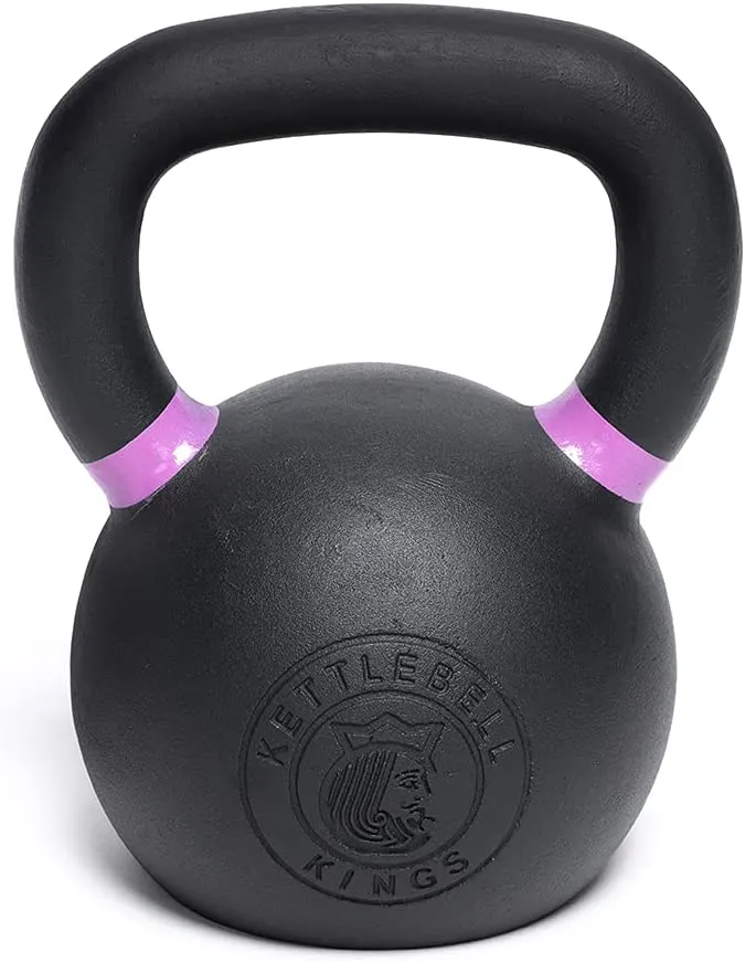 Kettlebell Kings | Kettlebell Weights | Powder Coat Kettlebell Weights For Women & Men | Powder Coating for Durability, Rust Resistance & Longevity | Lifetime Warranty | Weighted in Kilograms