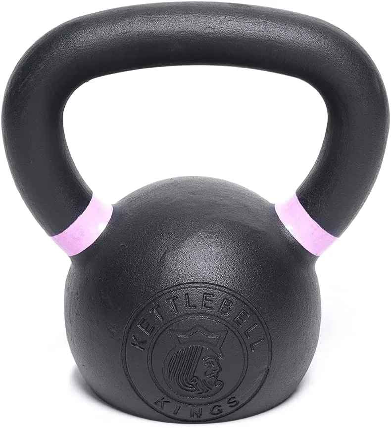 Kettlebell Kings | Kettlebell Weights | Powder Coat Kettlebell Weights For Women & Men | Powder Coating for Durability, Rust Resistance & Longevity | Lifetime Warranty | Weighted in Kilograms