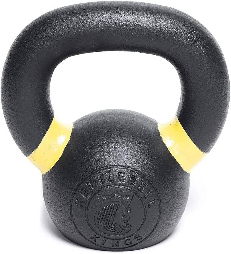 Kettlebell Kings | Kettlebell Weights | Powder Coat Kettlebell Weights For Women & Men | Powder Coating for Durability, Rust Resistance & Longevity | Lifetime Warranty | Weighted in Kilograms