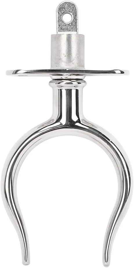 Lifeboat Rowing Boat Paddle Fork Rowing Paddle Fork 316 Stainless Steel Fixed Rod Boats Raft Accessories for Boaters Kayakers Canoeists