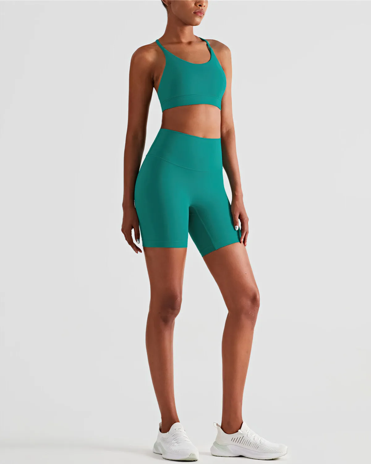 Lillie Seamless Shorts - Teal