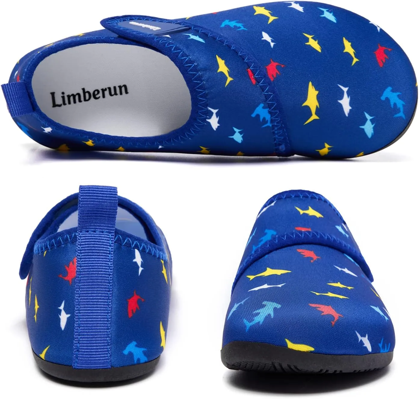 Limberun Water Shoes Kids Boys Girls Swim Aqua Sports Shoes Quick-Dry Barefoot Lightweight Pool Beach Non Slip Socks for Toddler Shoe