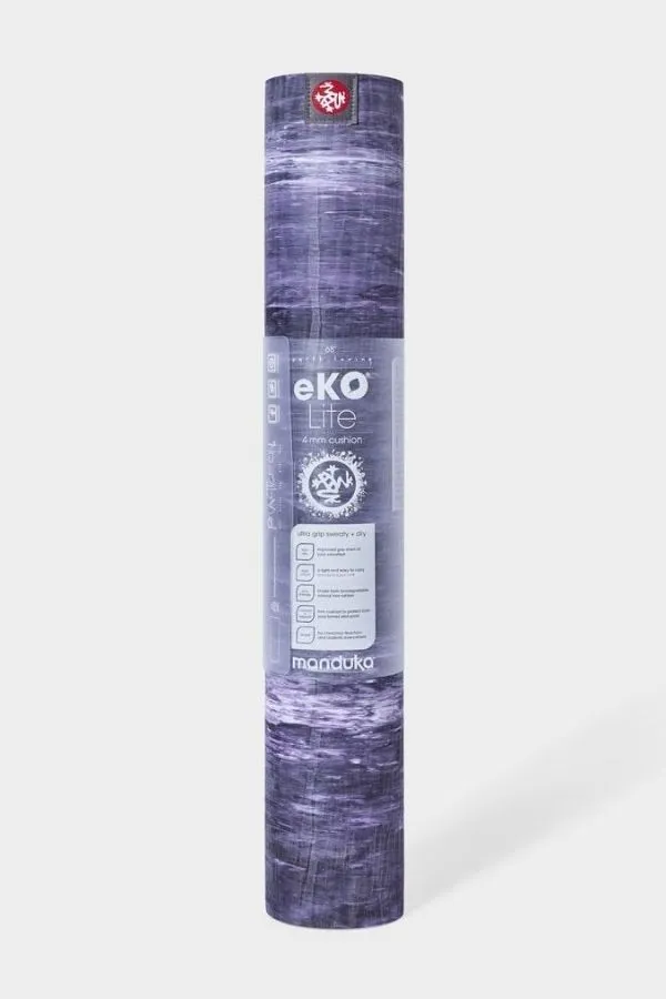 MANDUKA // eKO LITE YOGA MAT - 4mm - HYACINTH MARBLED