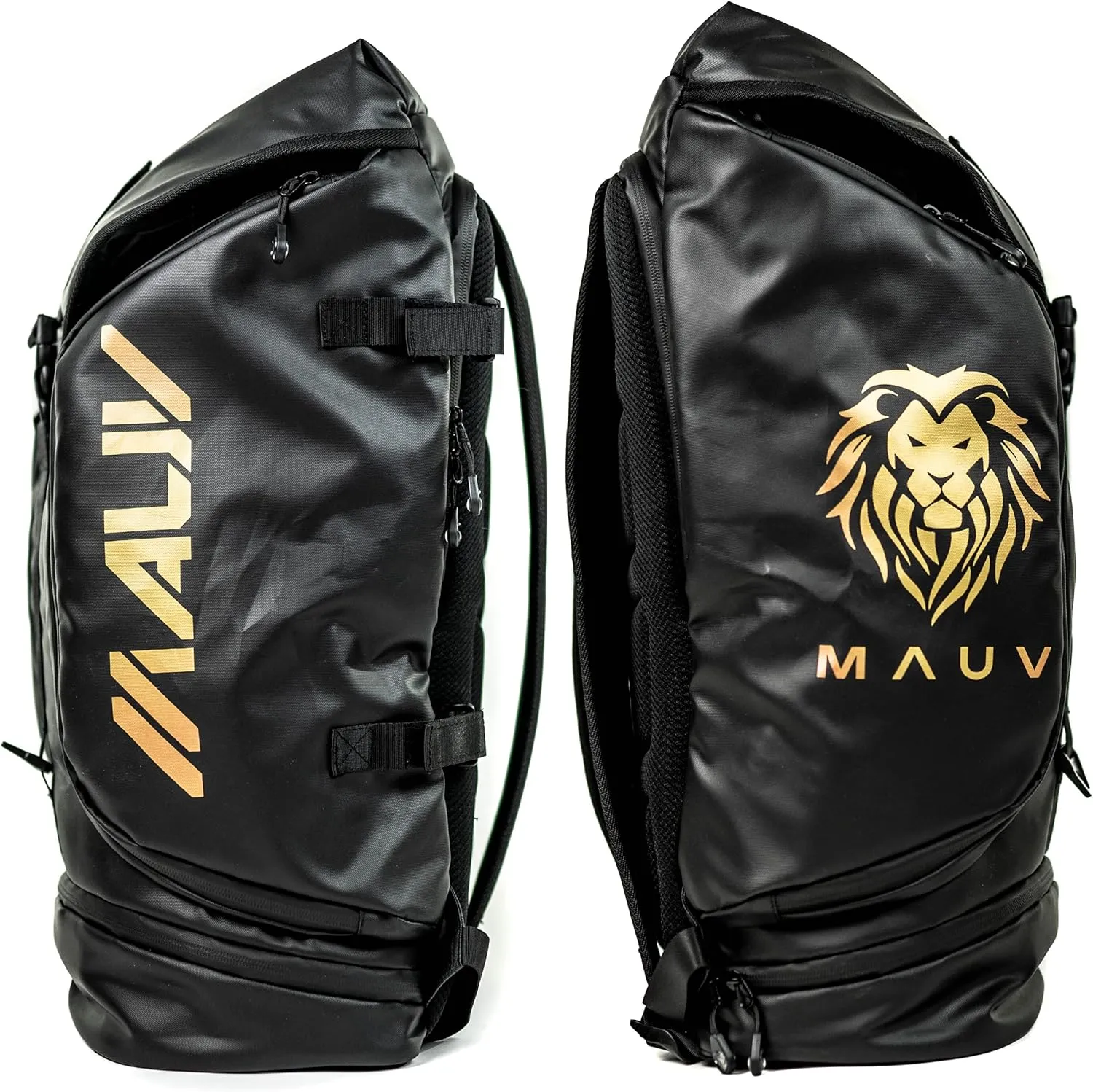 MAUV Premium Lacrosse Bag - Lacrosse Backpack - Holds Most Lacrosse or Field Hockey Equipment with Two Stick Holders and Separate Cleats Compartment - Black - Navy - Army Green - Arctic White