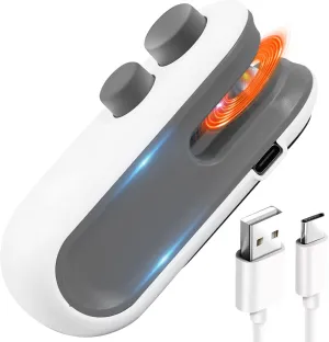 Mini Bag Sealer, 2025 2-in-1 USB-C Rechargeable Snack Bag Sealer, Magnetic Food Sealer with Cutter Bag Resealer Machine Handheld Heat Sealer for Plastic Snack Bags Freshness