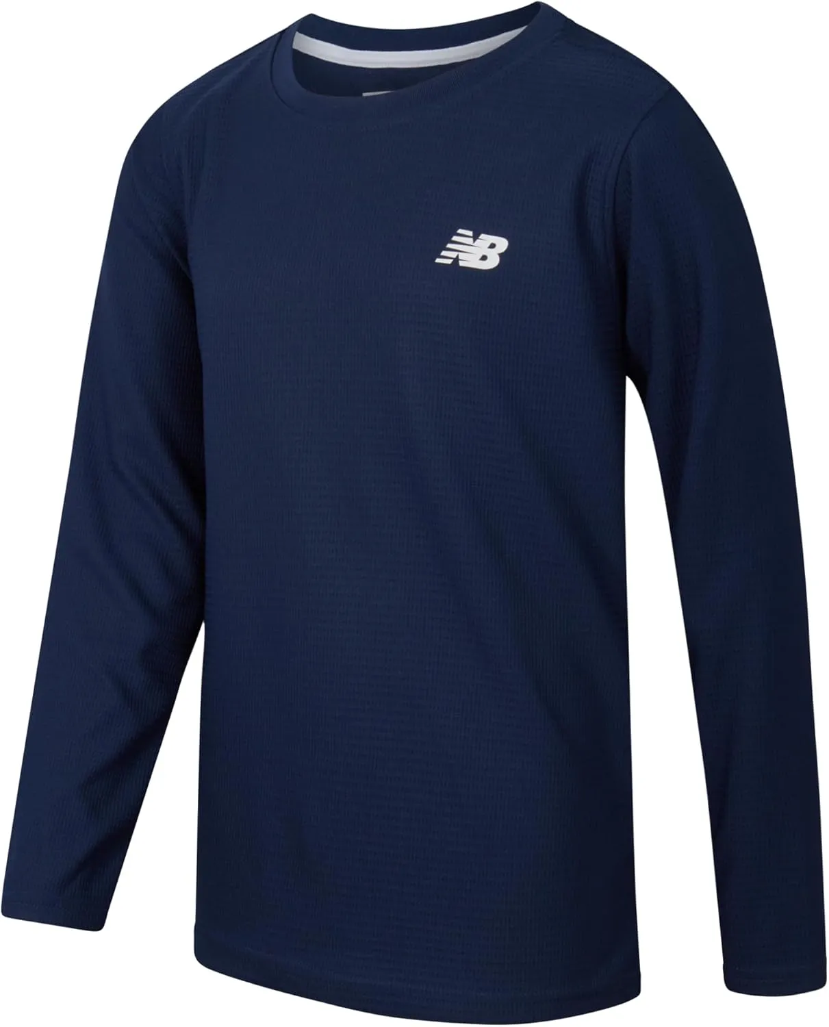 New Balance Boys' Long Sleeve Shirt - Athletic Performance Thermal Base Layer Waffle Knit T-Shirt for Boys (Sizes: 8-20)