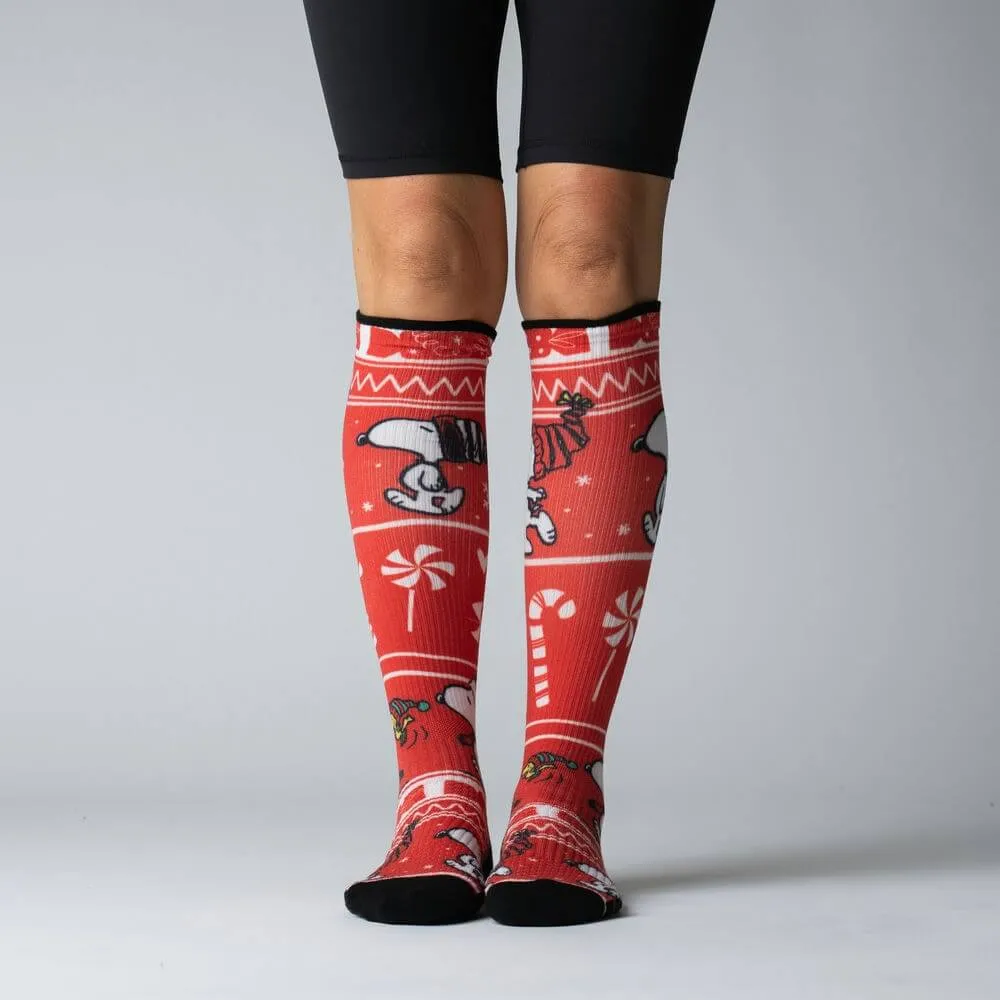 Peppermint Parade Compression Socks