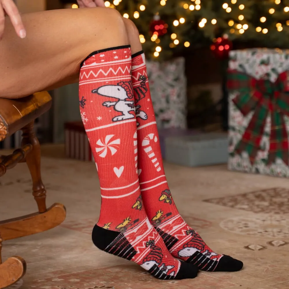 Peppermint Parade Compression Socks