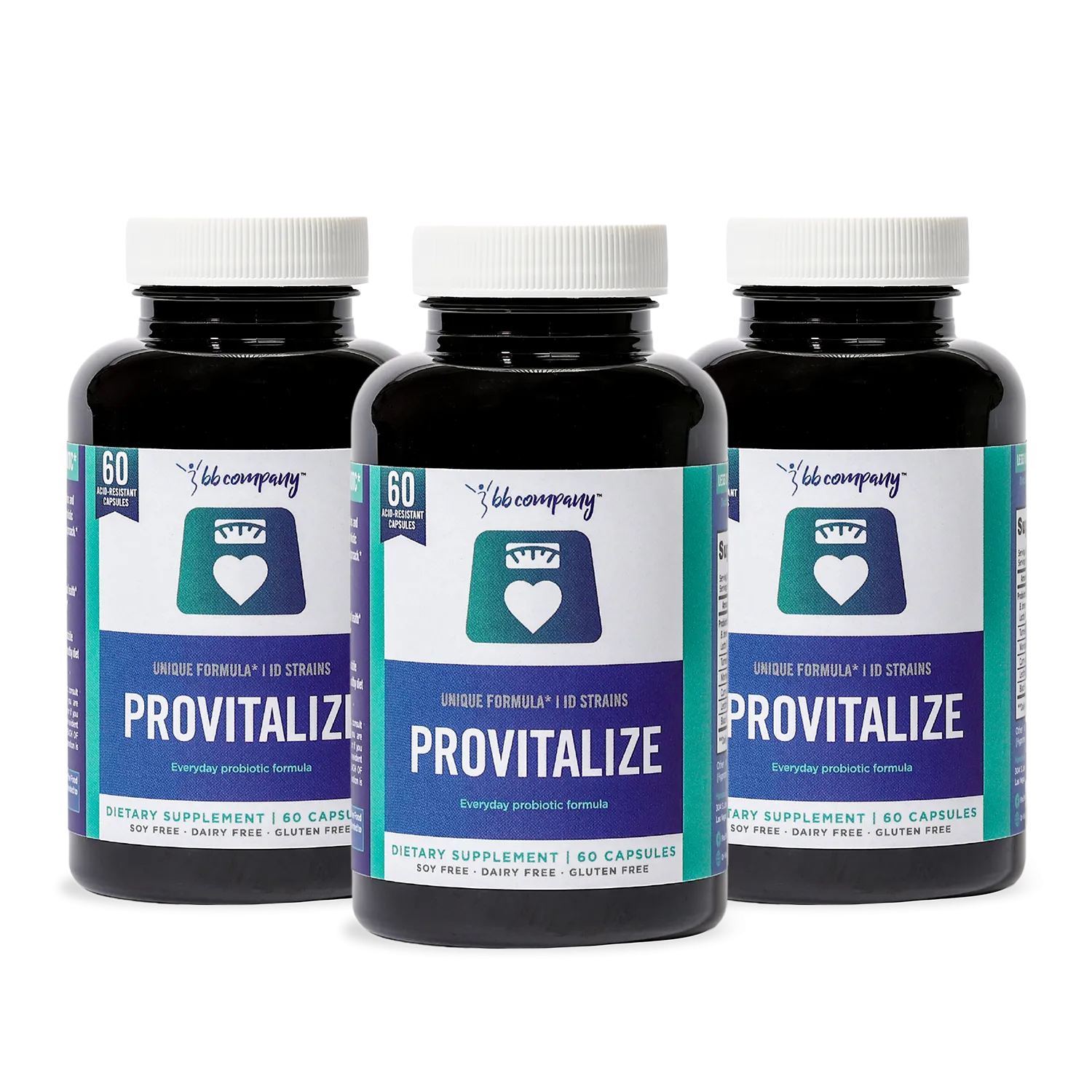 Provitalize (3 Bottles) - Probiotic Supplement For Menopause Symptoms (180 Capsules) - new1