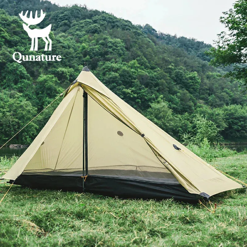 Qunature Ultralight Tent Rodless Rainproof Easy Setup for Outdoor Camping
