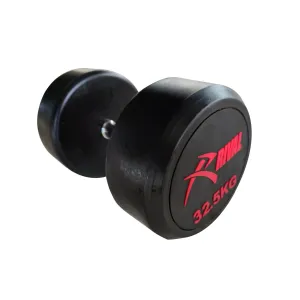 Rival Round Rubber Dumbbells - 32.5kg Pair
