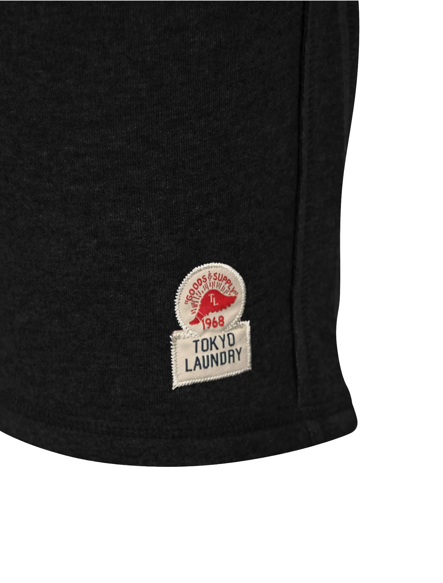 San Pablo Sweat Shorts in Black - Tokyo Laundry