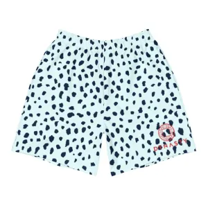 Spotted Print Active Training Workout Shorts (Mint)