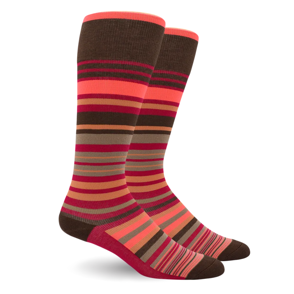 Stripes Cotton Pink - Medical Compression Socks
