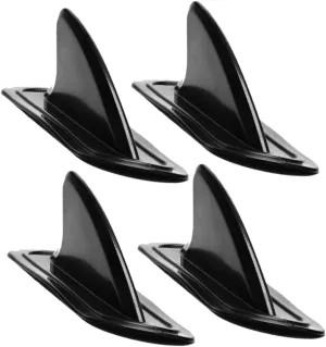 SUPVOX 4pcs Surfboard Tail Fin Durable Water Stabilizer for Inflatable Surfboards Paddle Boards Easy Installation and Detachable Design for Enhanced Stability and Control