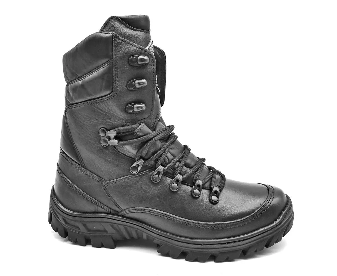 Tactical Boots Black Military Genuine Leather Motorcycle Combat