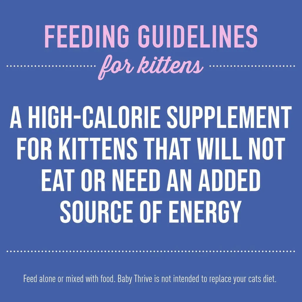 Tiki Cat Baby Thrive Chicken & Chicken Liver Recipe Supplement for Kittens, (0.28 oz x 20 pouches)