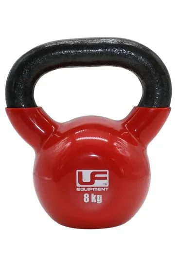 URBAN FITNESS  CAST IRON KETTLEBELL ( RED)