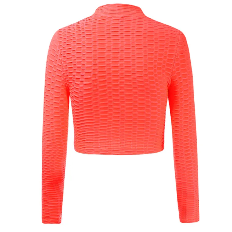 Women 2 Piece Workout Outfit Sets Bubble Textured Butt Lift Biker Shorts Summer Gym Yoga Tracksuits