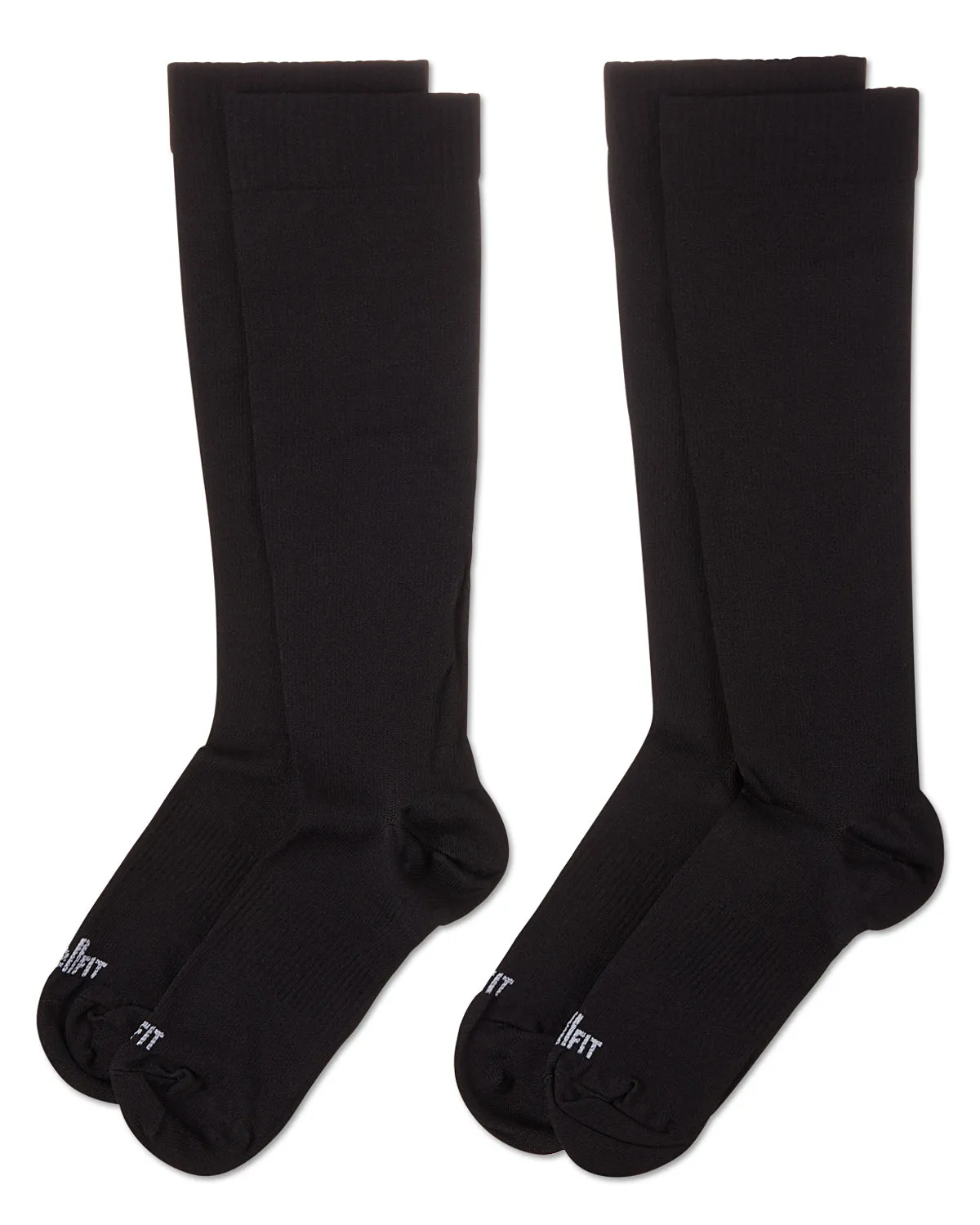 Women's 2 Pair Pack Solid Compression Socks